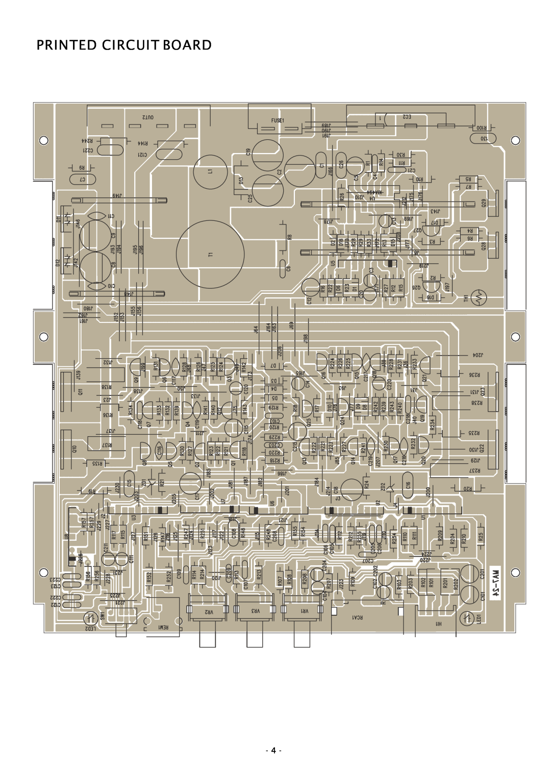 Boss Audio Systems CH450 specifications Printed Circuit Board 