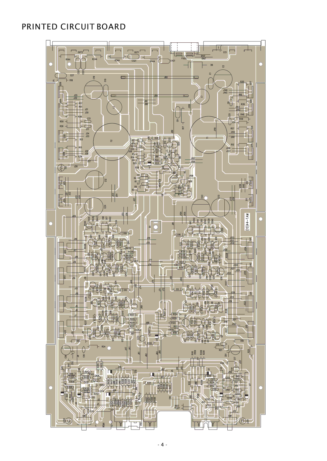 Boss Audio Systems CH650 specifications Printed Circuit Board 