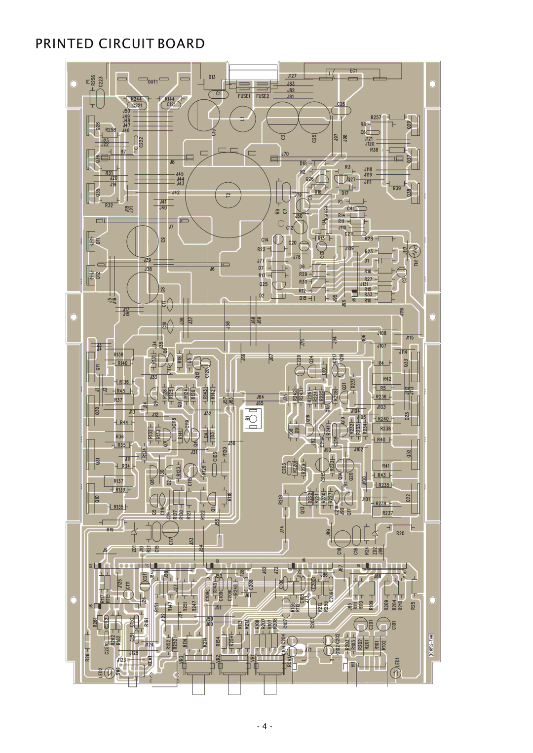 Boss Audio Systems CH700 specifications Printed Circuit Board 