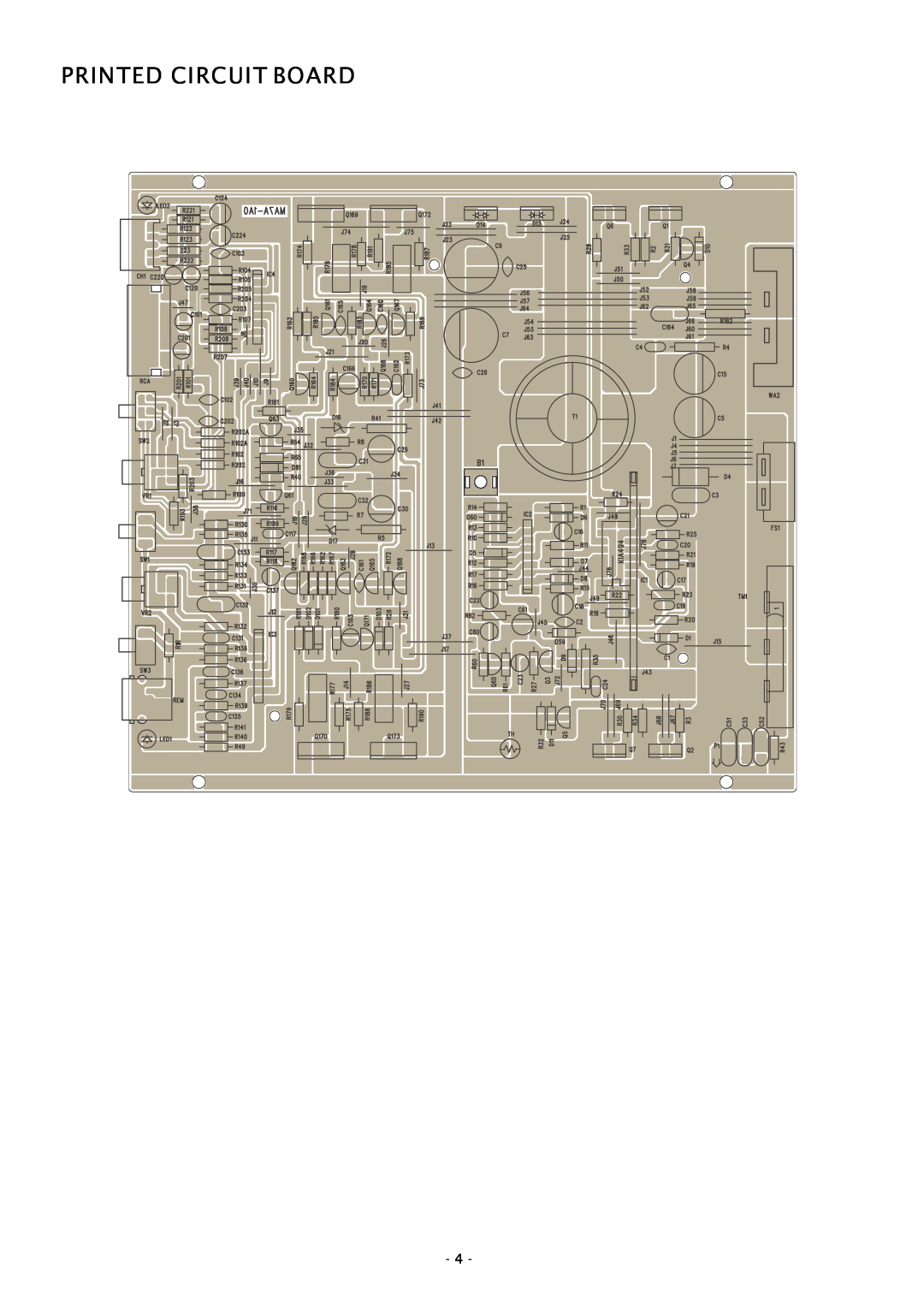 Boss Audio Systems CH850M specifications Printed Circuit Board 