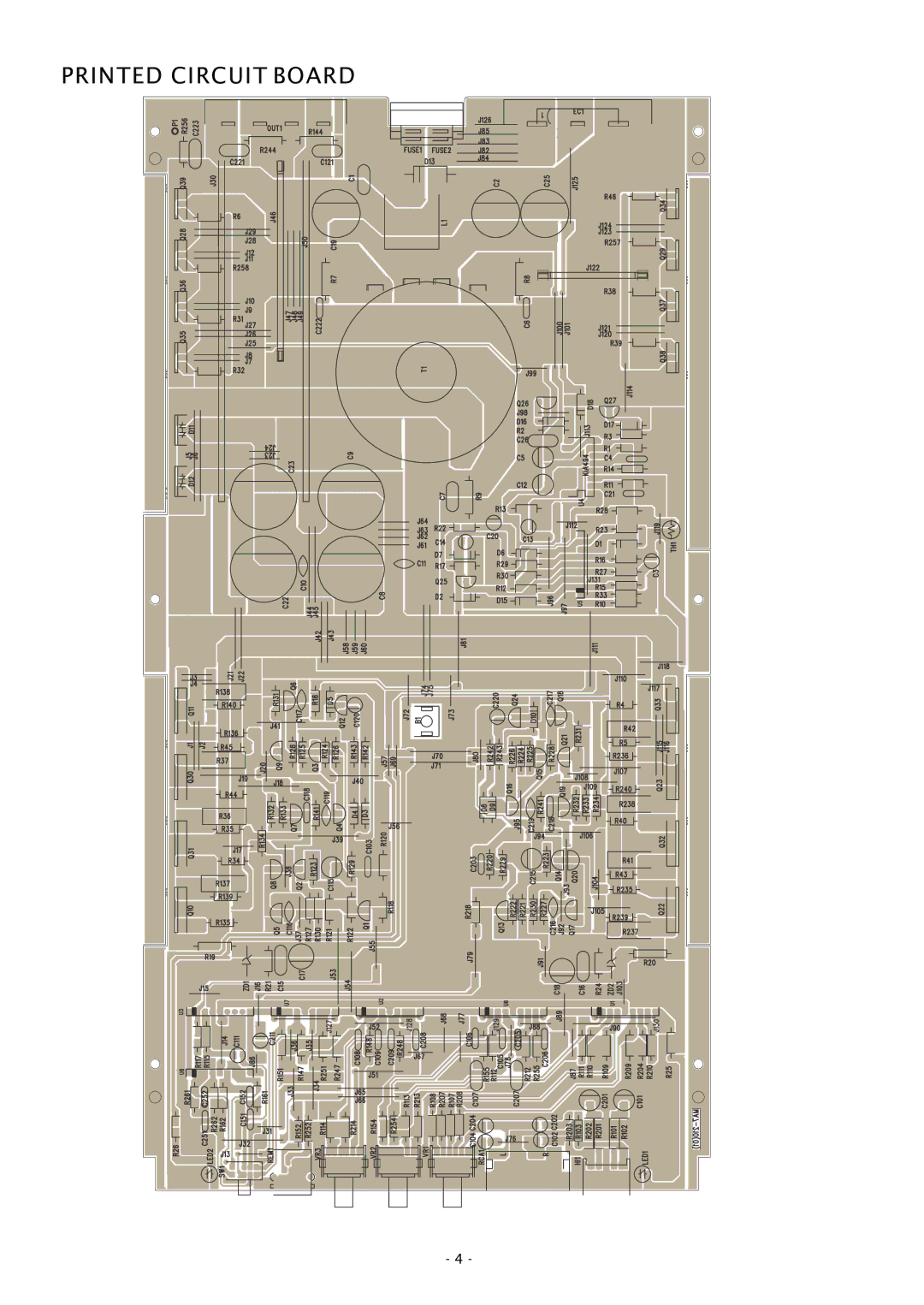 Boss Audio Systems CH900 specifications Printed Circuit Board 