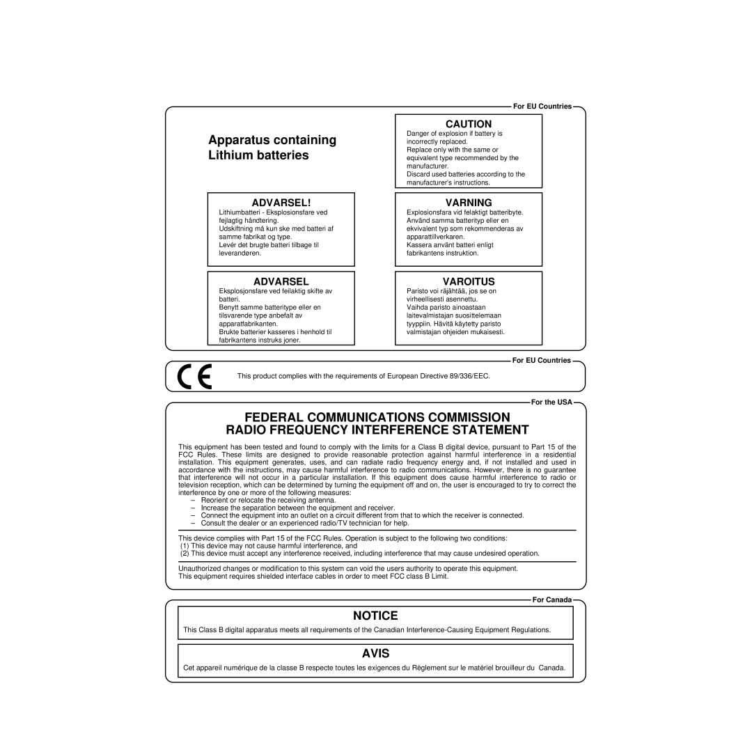 Boss Audio Systems GT-6B owner manual Avis 