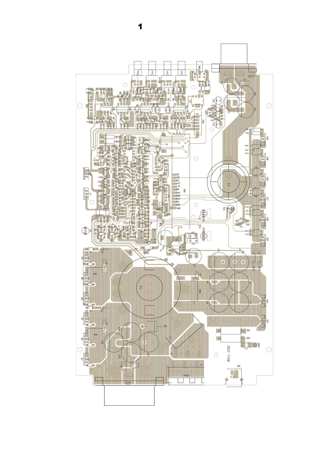 Boss Audio Systems GT2500D service manual Printed Circuit Board 