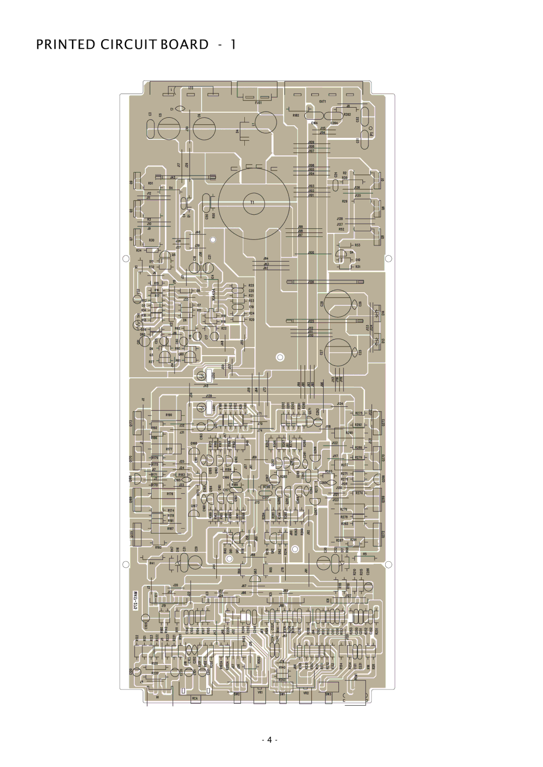 Boss Audio Systems GT680 service manual Printed Circuit Board 