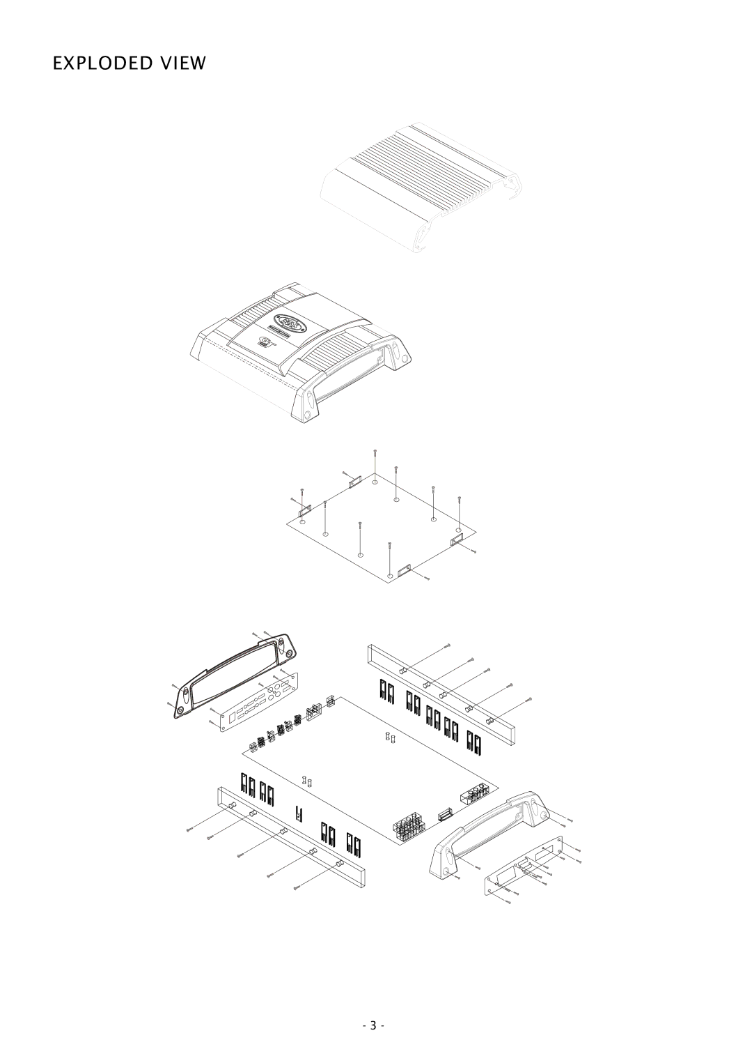 Boss Audio Systems GT780 service manual Exploded View 