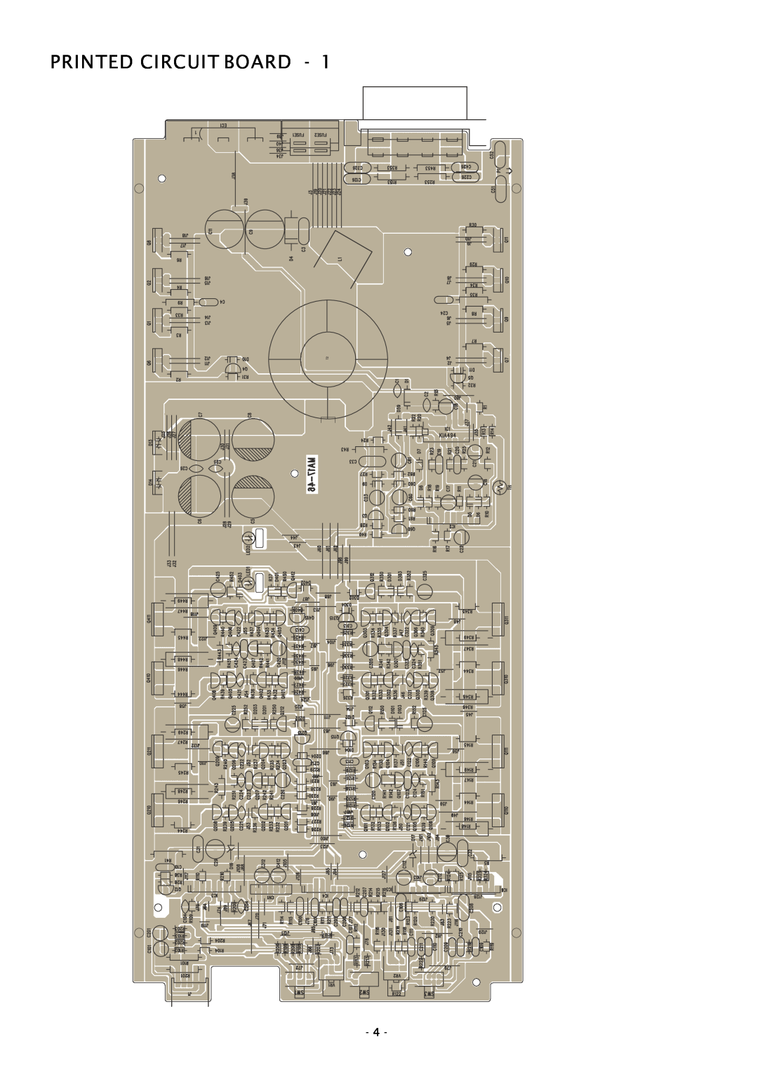 Boss Audio Systems GT880 service manual Printed Circuit Board 