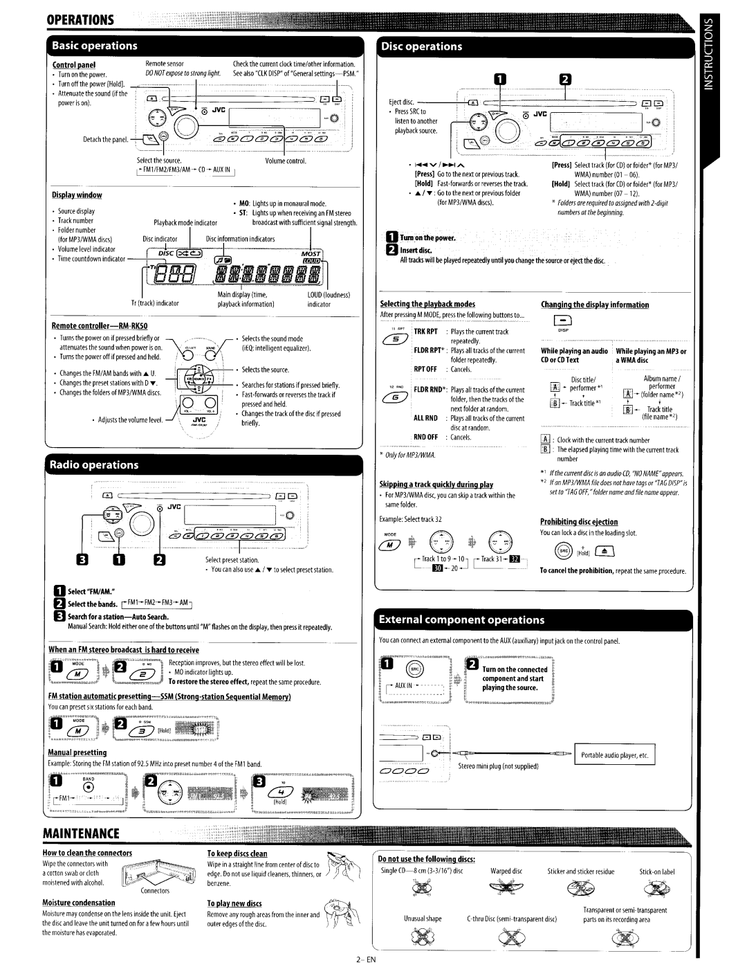 Boss Audio Systems KD-R210 user service +DjD/~C x~, ~~ci~ 