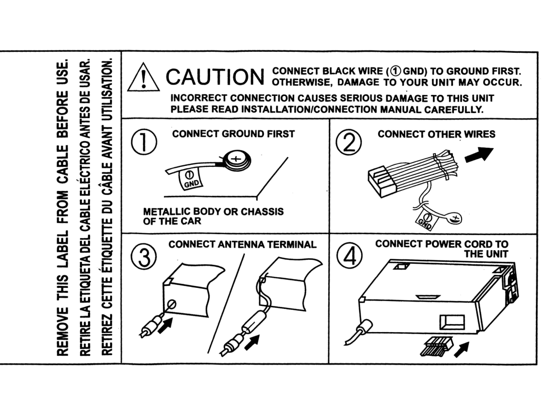 Boss Audio Systems KD-R210 user service OTHERWISE, Damage to Your Unit MAY Occur 