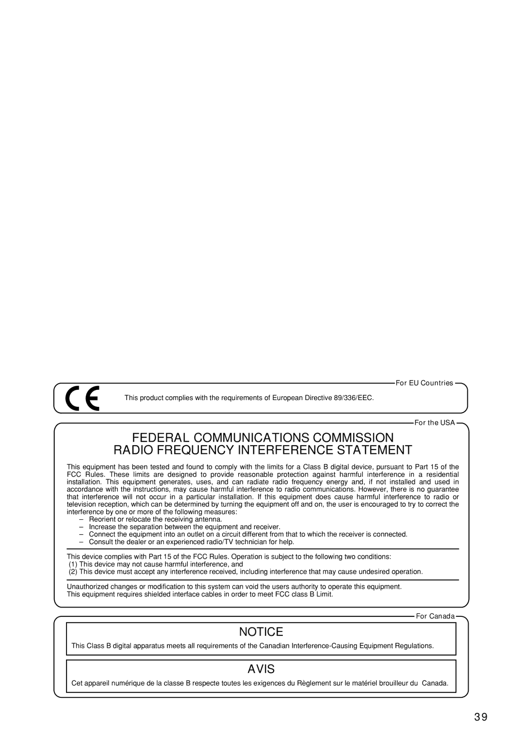 Boss Audio Systems ME-50B owner manual Avis 