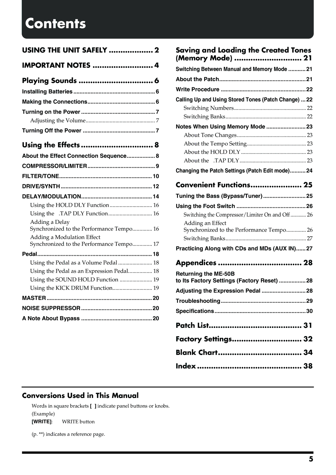 Boss Audio Systems ME-50B owner manual Contents 