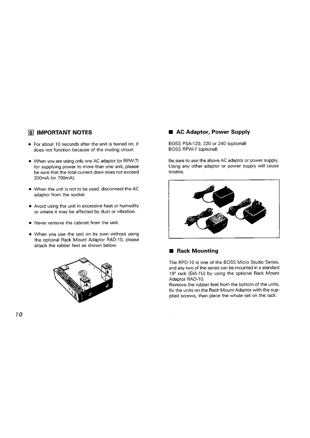 Boss Audio Systems RPD-10 manual 
