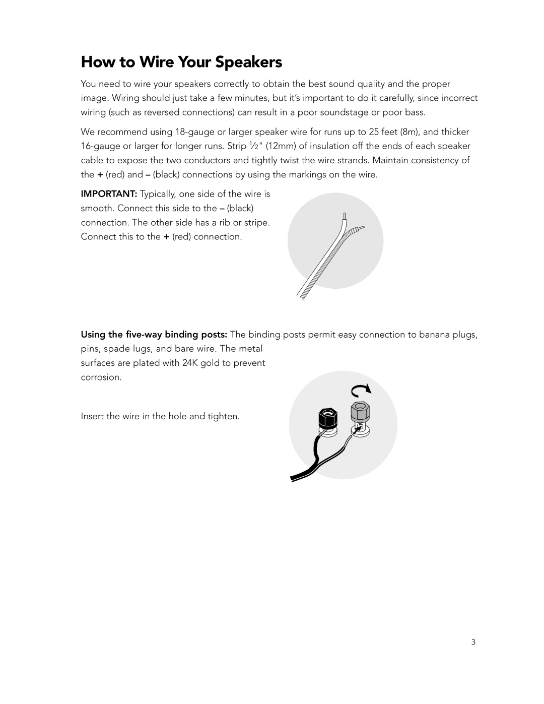 Boston Acoustics Micro90x II, Micro90c II, Micro80x II manual How to Wire Your Speakers 