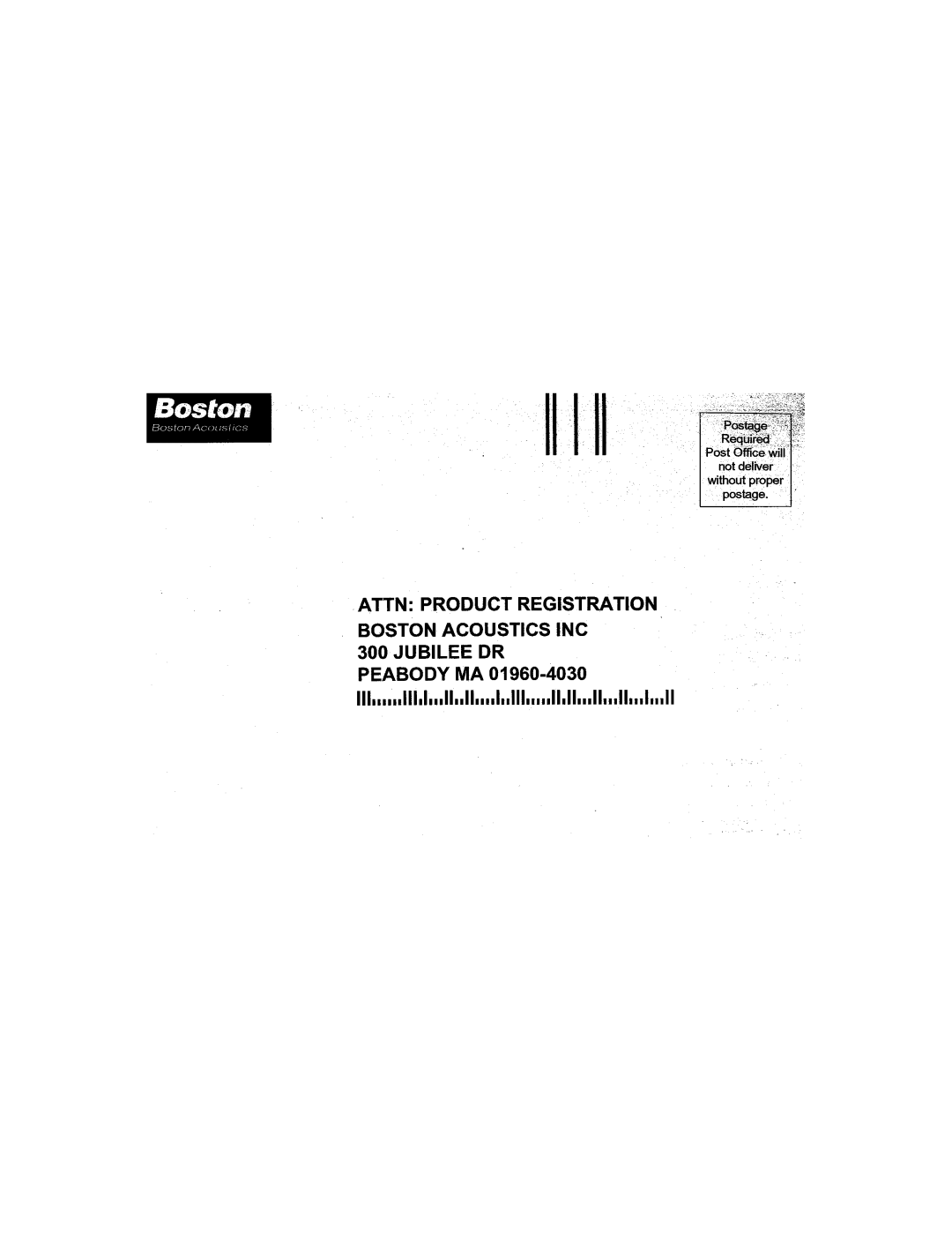 Boston Acoustics PV700, PV900 manual 
