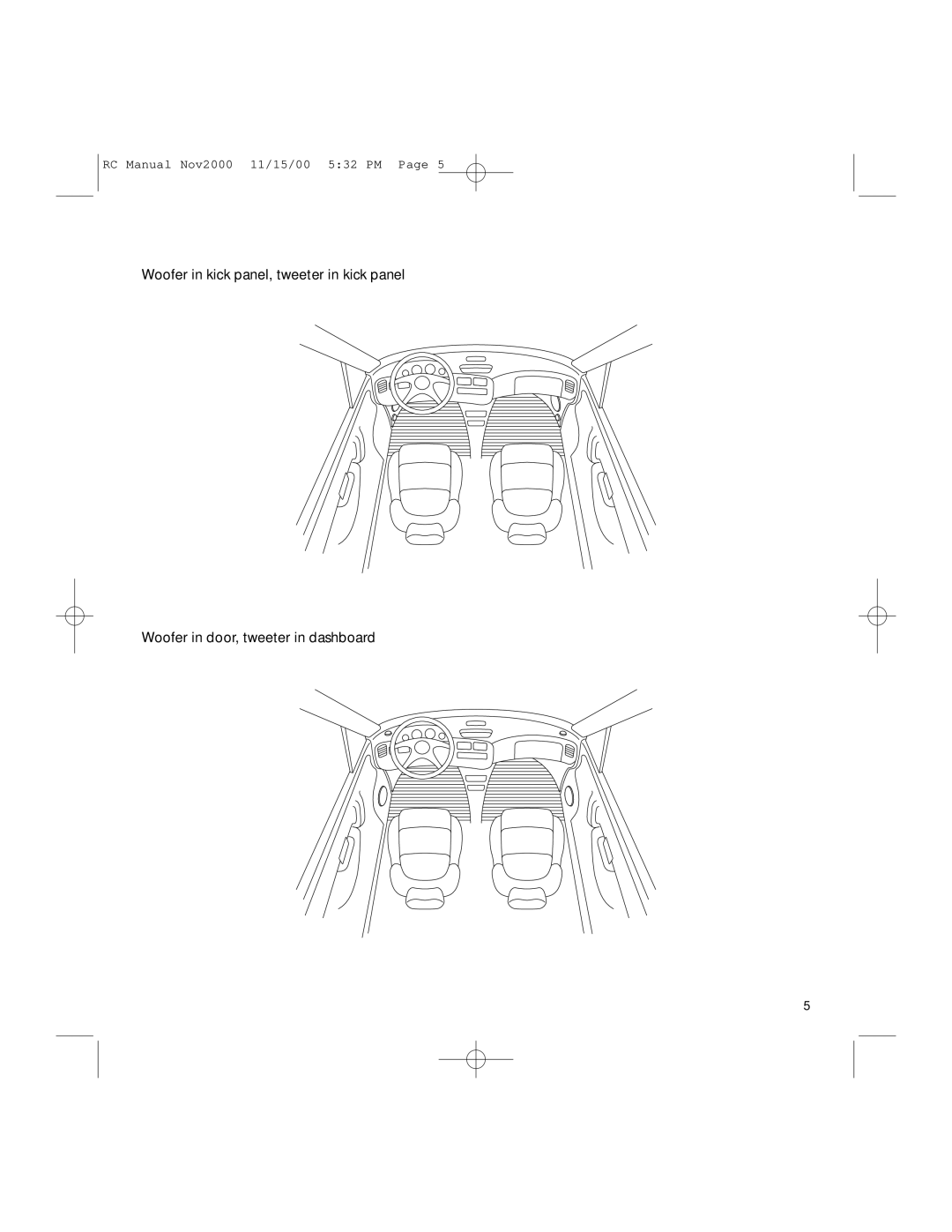 Boston Acoustics RC620, RC520, RC820, RC420 installation manual RC Manual Nov2000 11/15/00 532 PM 