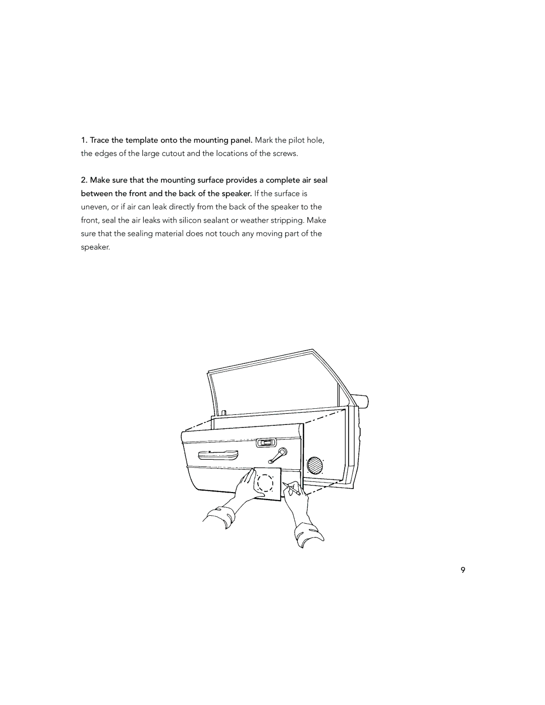 Boston Acoustics RX47, RX97, RX87, RX57DIN, RX67DIN installation instructions 