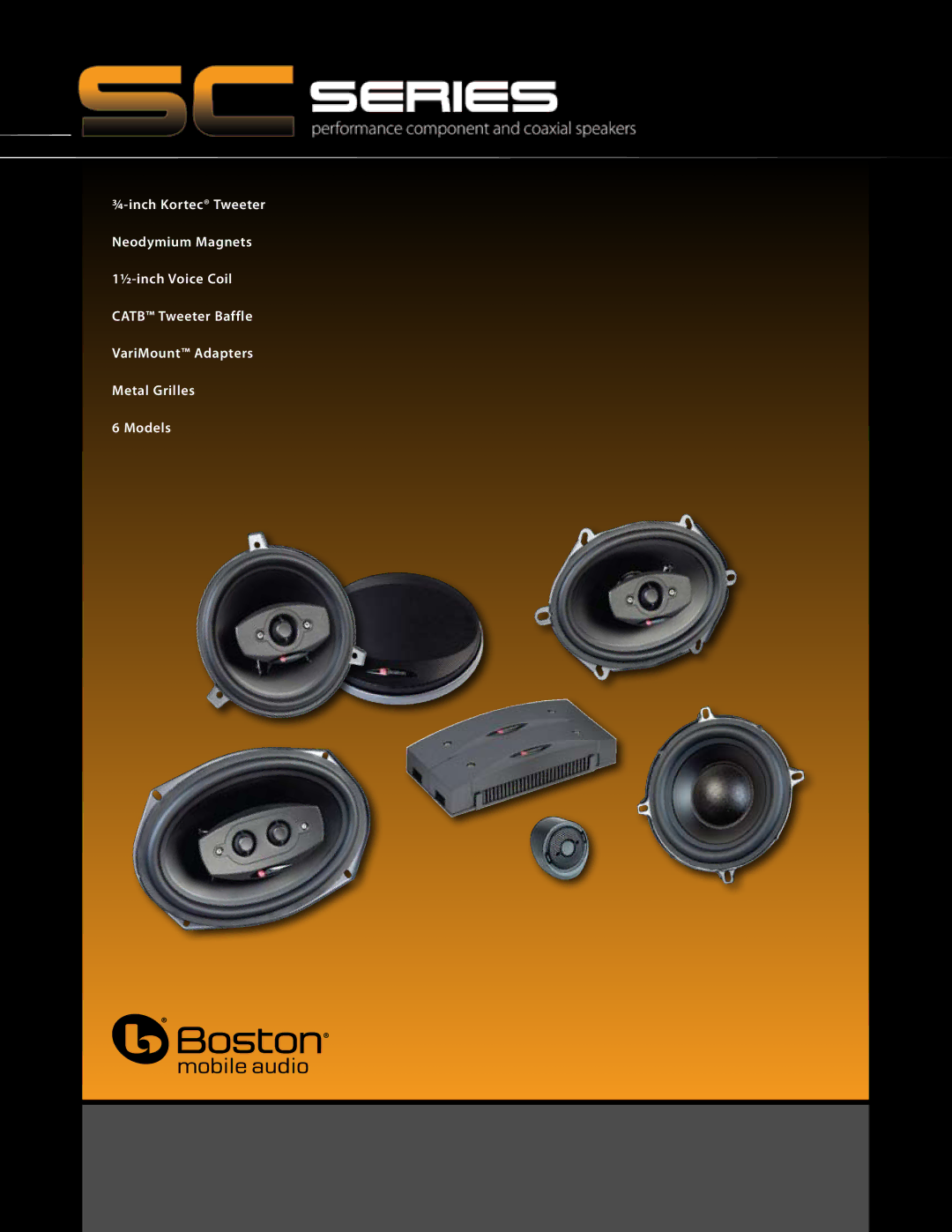 Boston Acoustics SC60, SC55, SC65, SC95, SC85 manual 