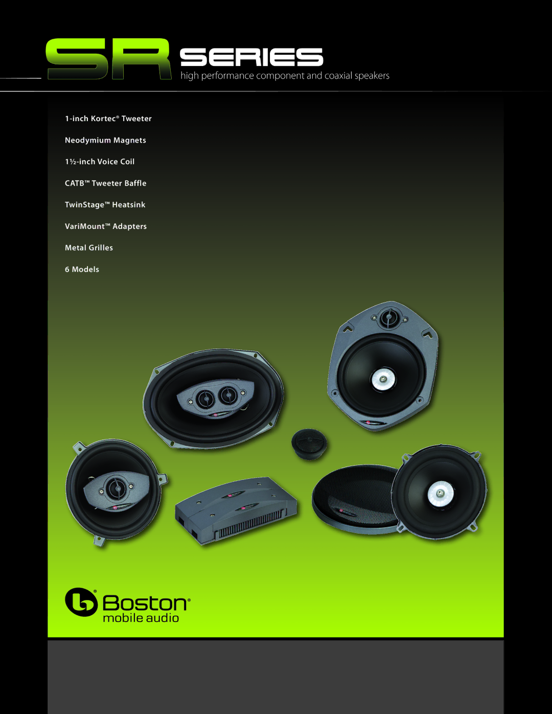 Boston Acoustics SR50, SR55, SR95, ISTS manual 