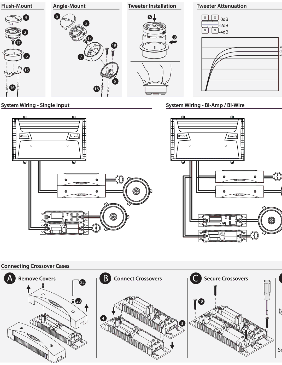 Boston Acoustics SR60 manual 