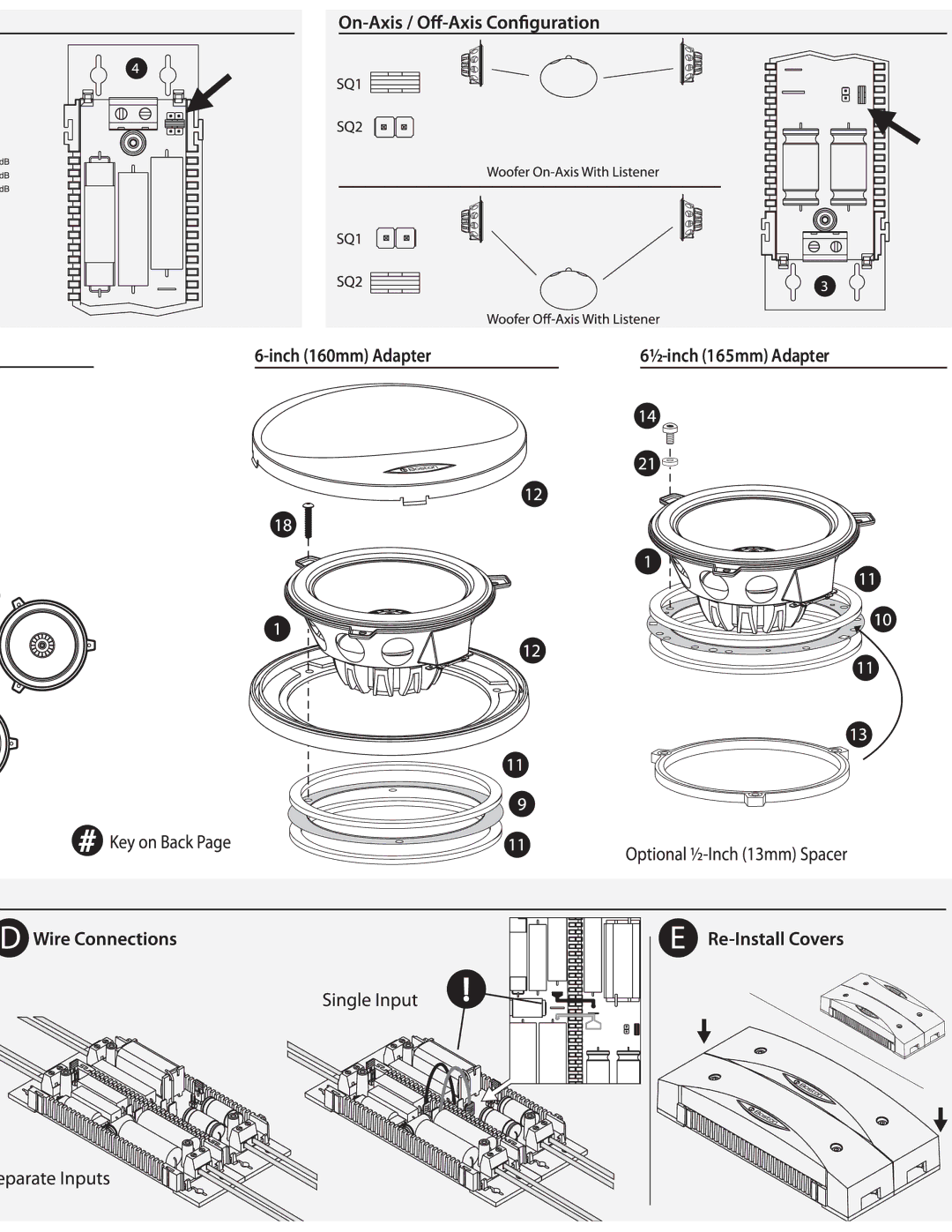 Boston Acoustics SR60 manual 