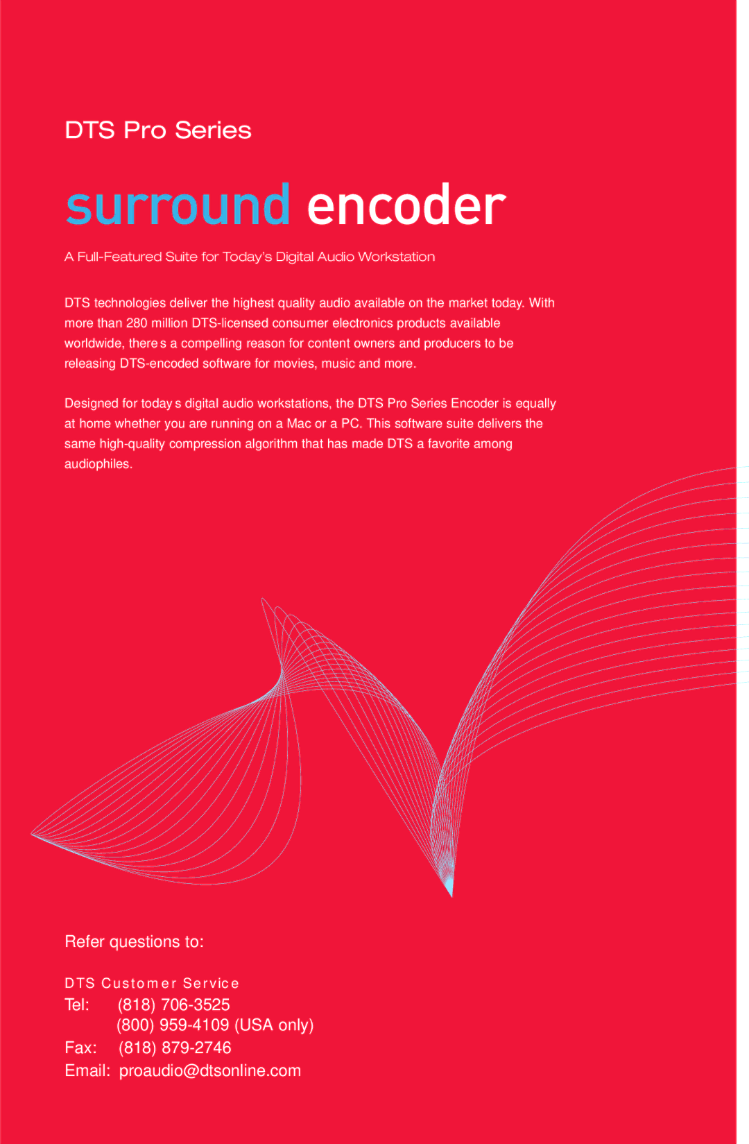 Boston Acoustics VOYAGERPRO user manual Surround encoder 