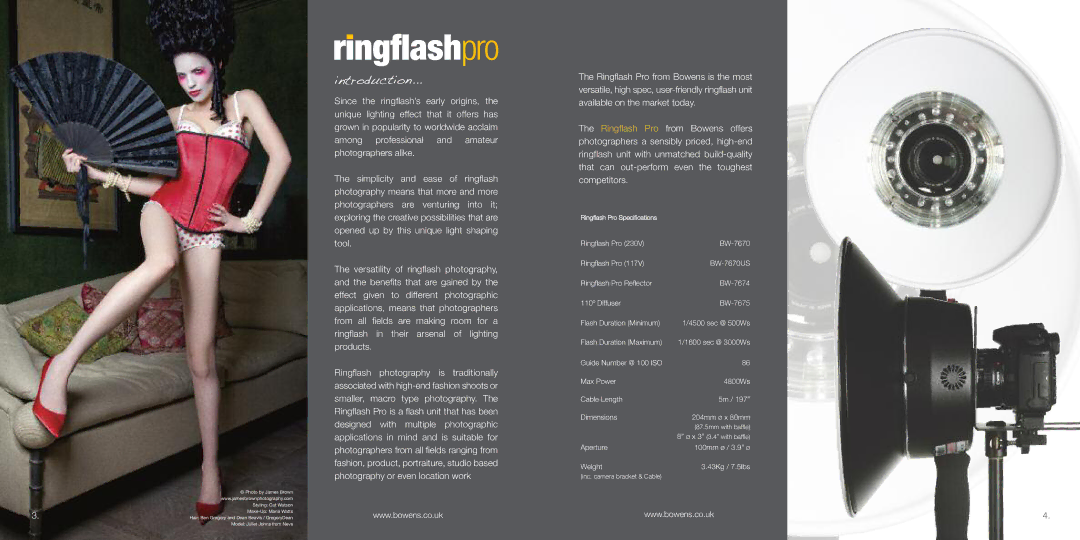 Bowens Ringflash Pro manual Introduction 