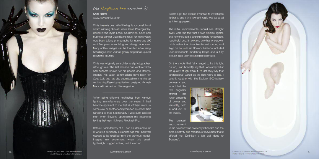 Bowens manual Ringflash Pro exposed by, Chris Reeve 