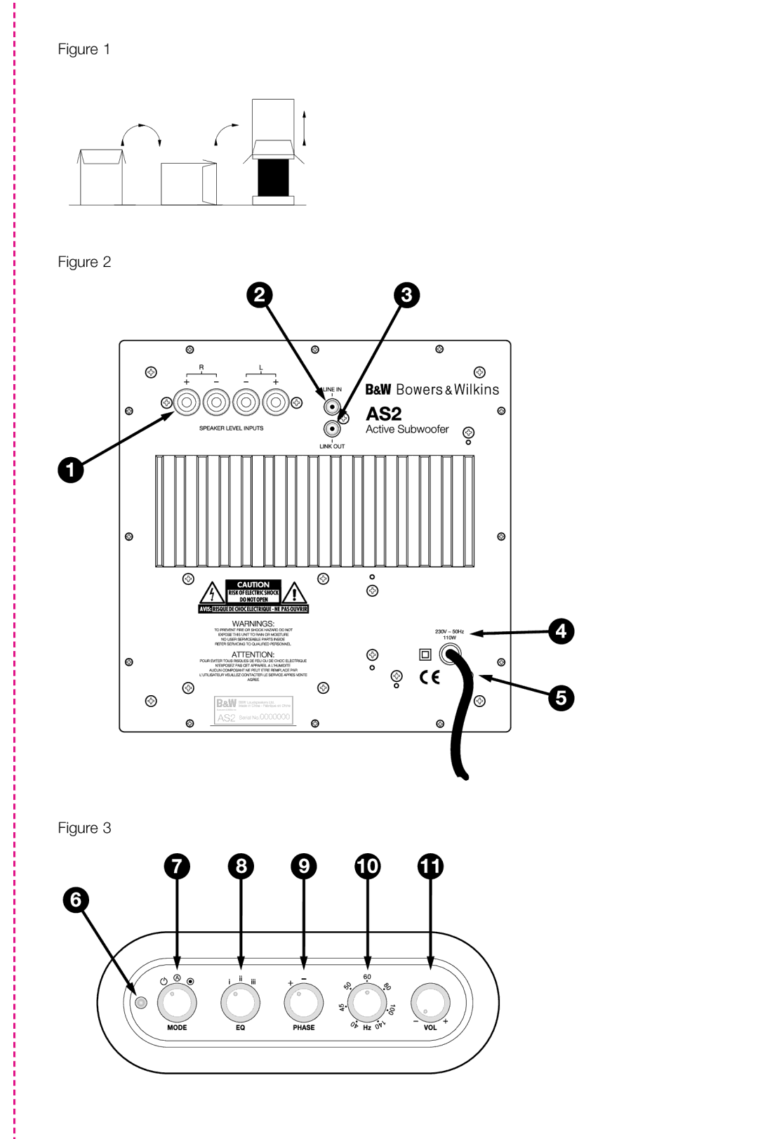 Bowers & Wilkins AS2 owner manual 