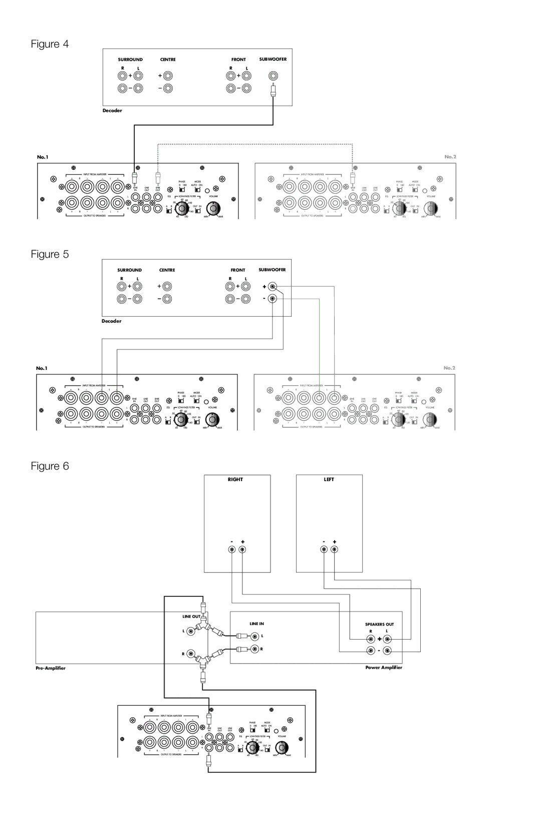 Bowers & Wilkins ASW600 owner manual Right Left 