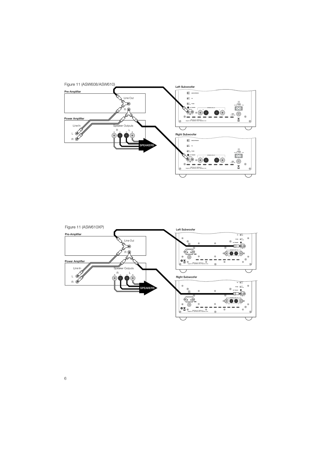 Bowers & Wilkins ASW610XP owner manual ASW608/ASW610 