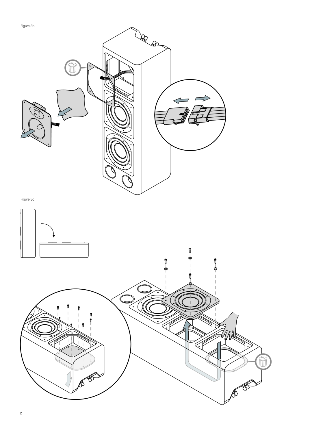 Bowers & Wilkins CT8.2 LCR owner manual b c 