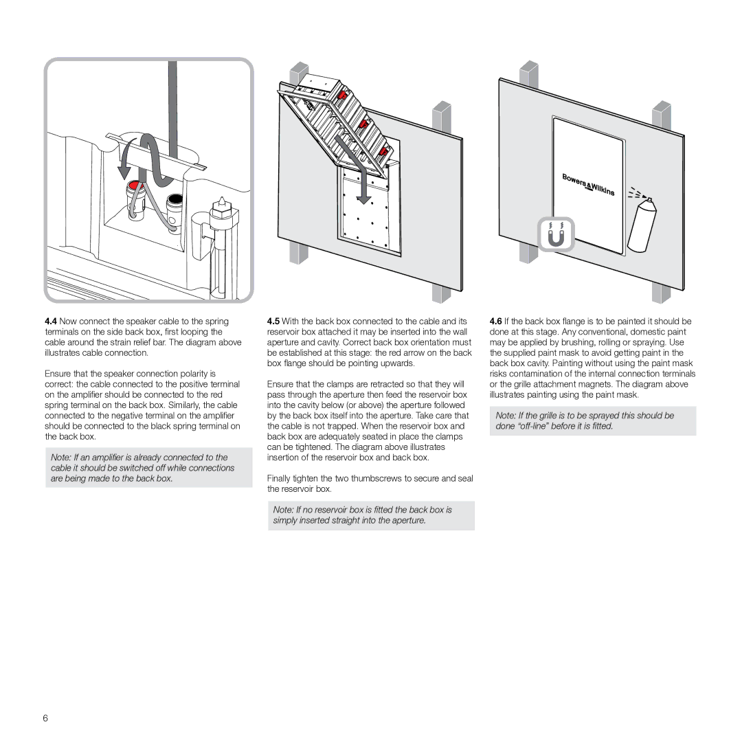 Bowers & Wilkins CWM7 manual 