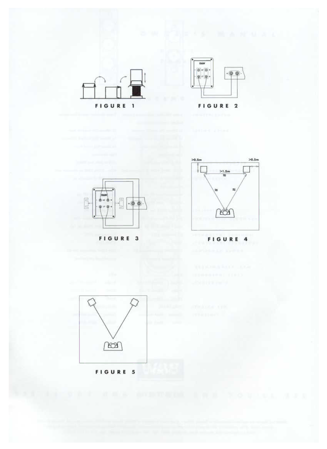 Bowers & Wilkins DM603 manual 