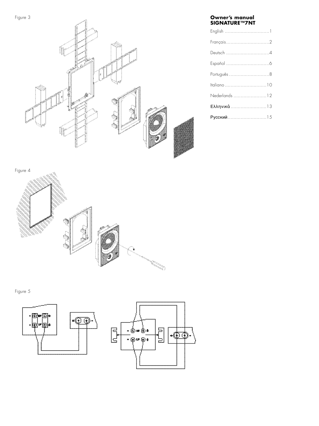 Bowers & Wilkins Sig7-NT owner manual SIGNATURE7NT 