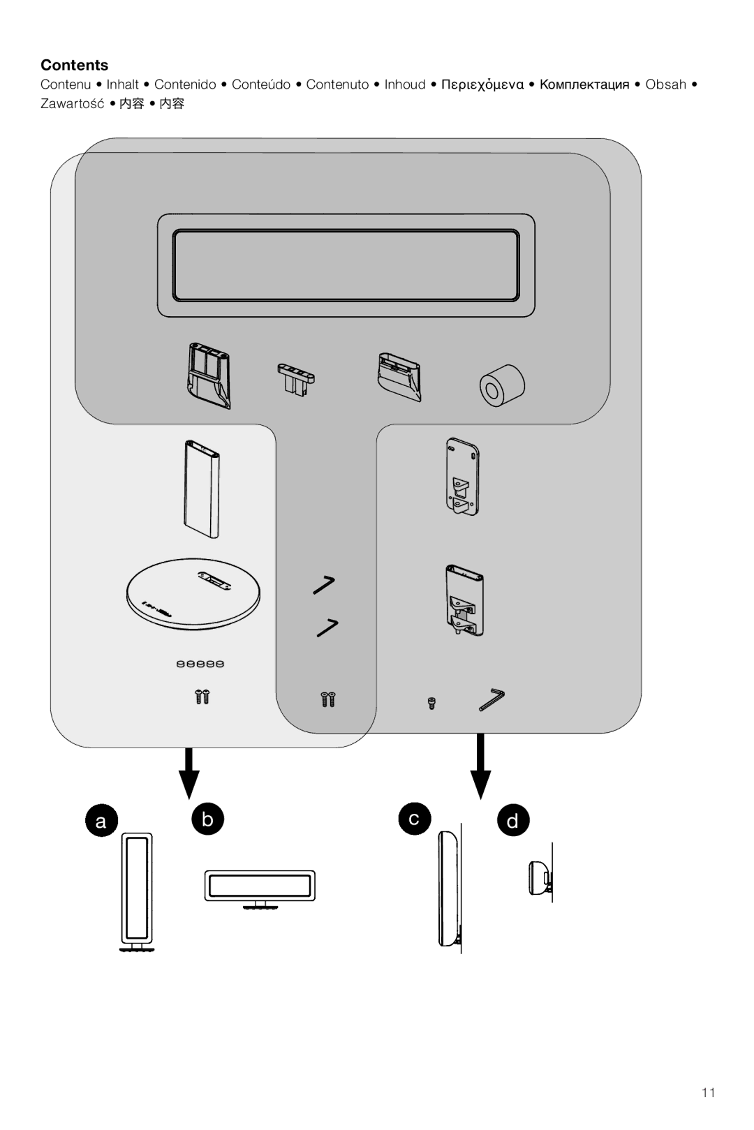 Bowers & Wilkins VM6 manual Contents 