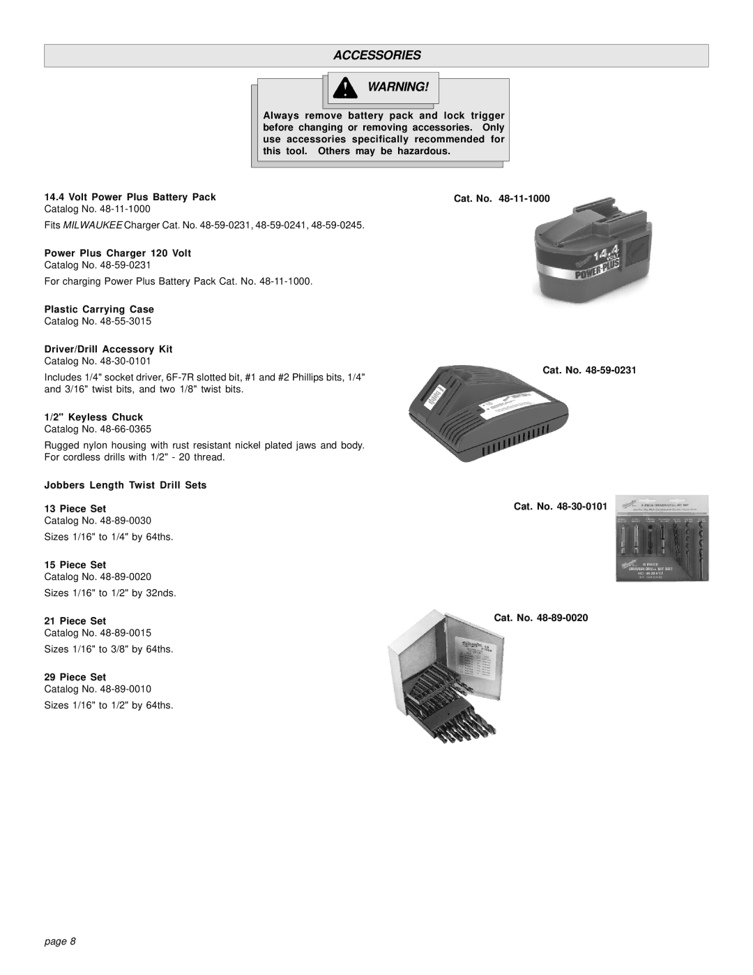 Bowflex 0513-21 manual Accessories 