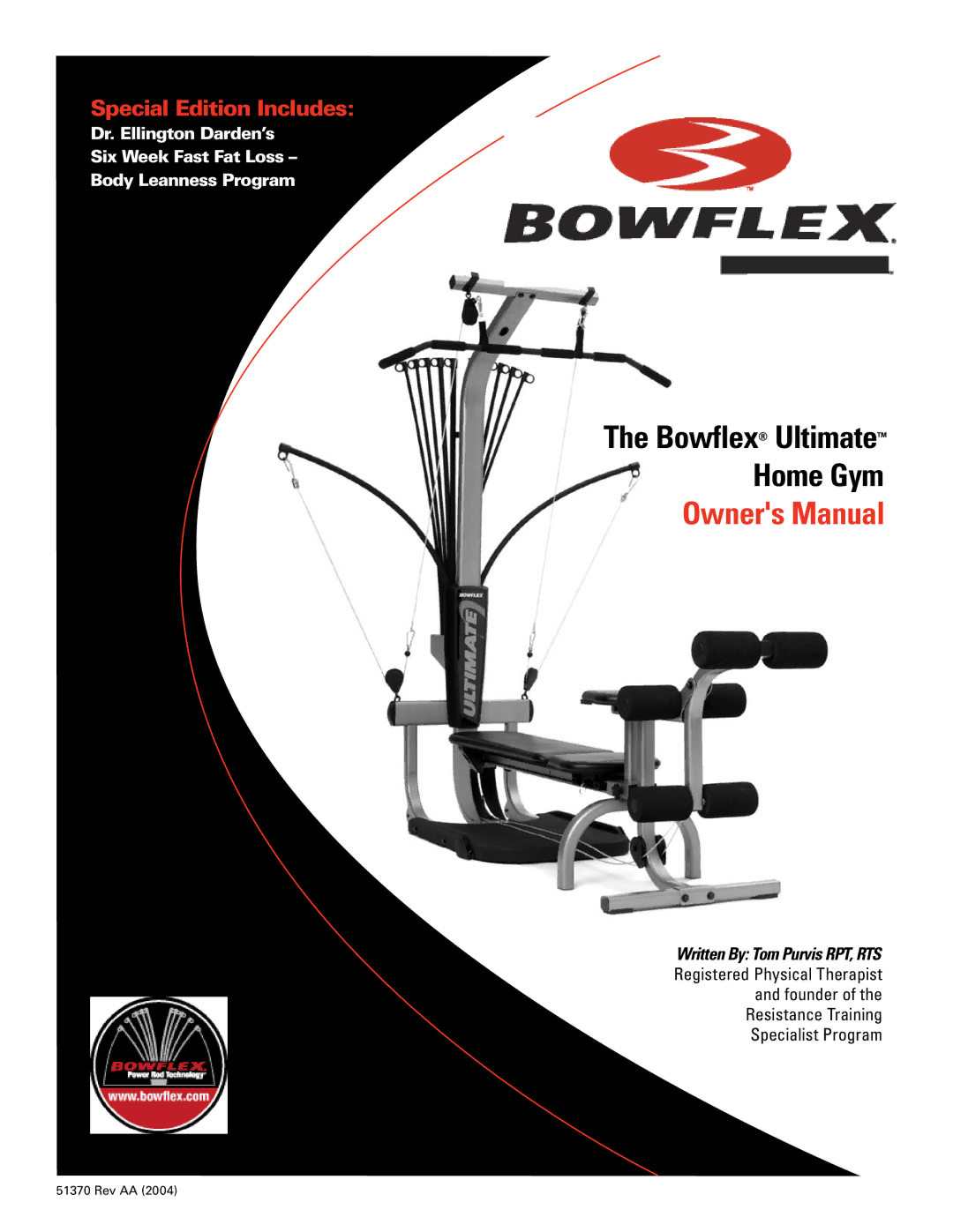 Bowflex 51370 manual Bowflex Ultimate Home Gym 