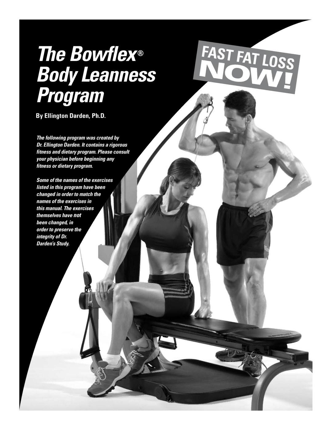 Bowflex 51370 manual Bowflex Body Leanness Program 