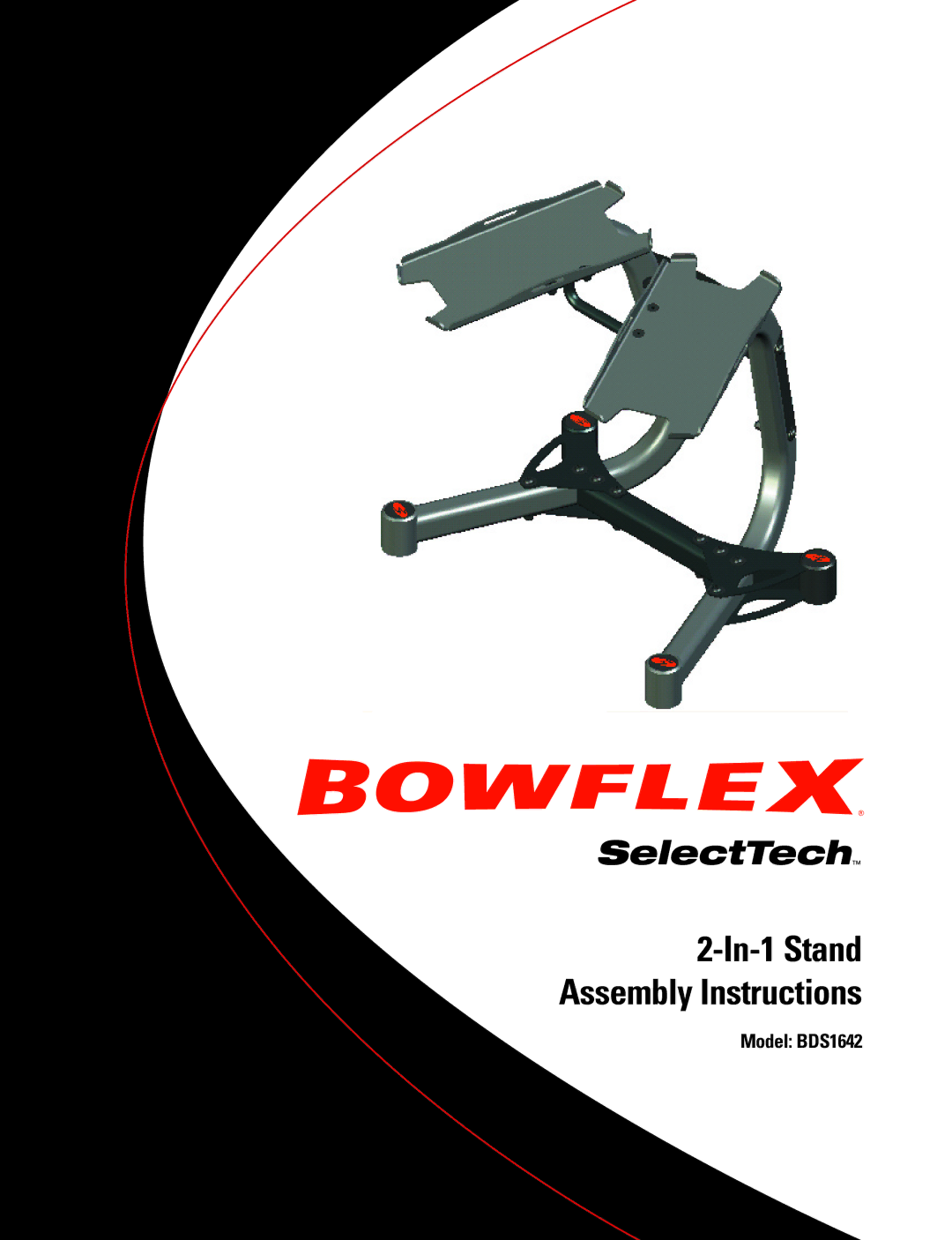 Bowflex BDS1642 manual In-1 Stand Assembly Instructions 