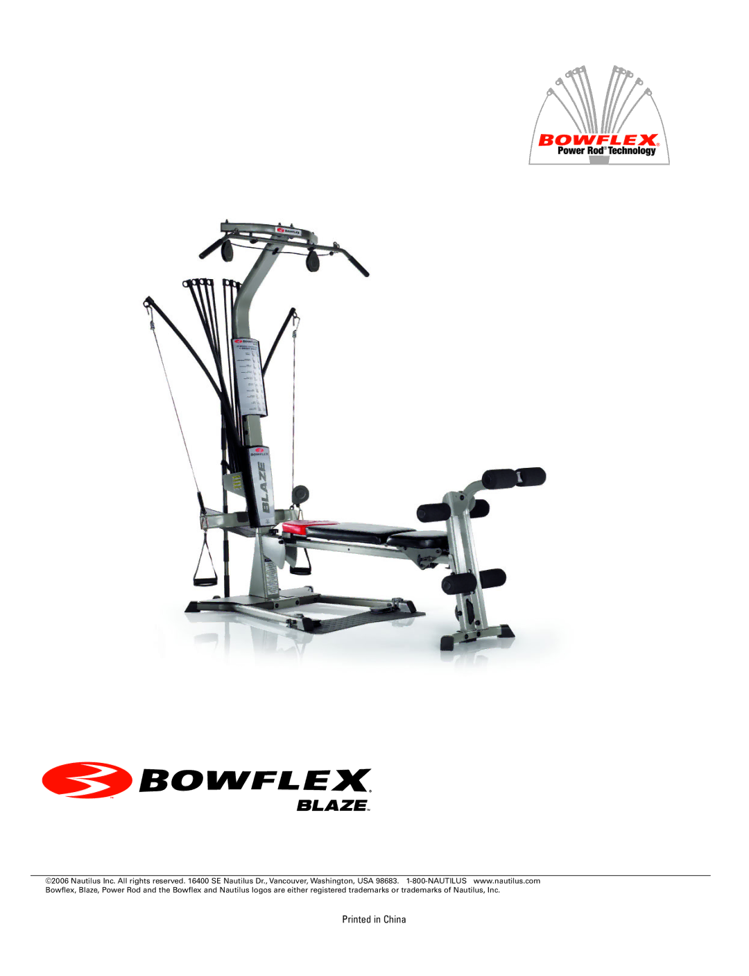 Bowflex Blaze manual 