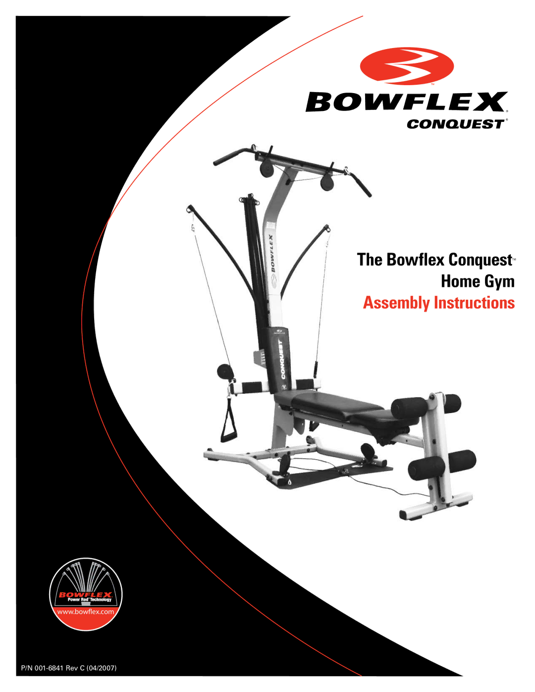 Bowflex Conquest manual Assembly Instructions 