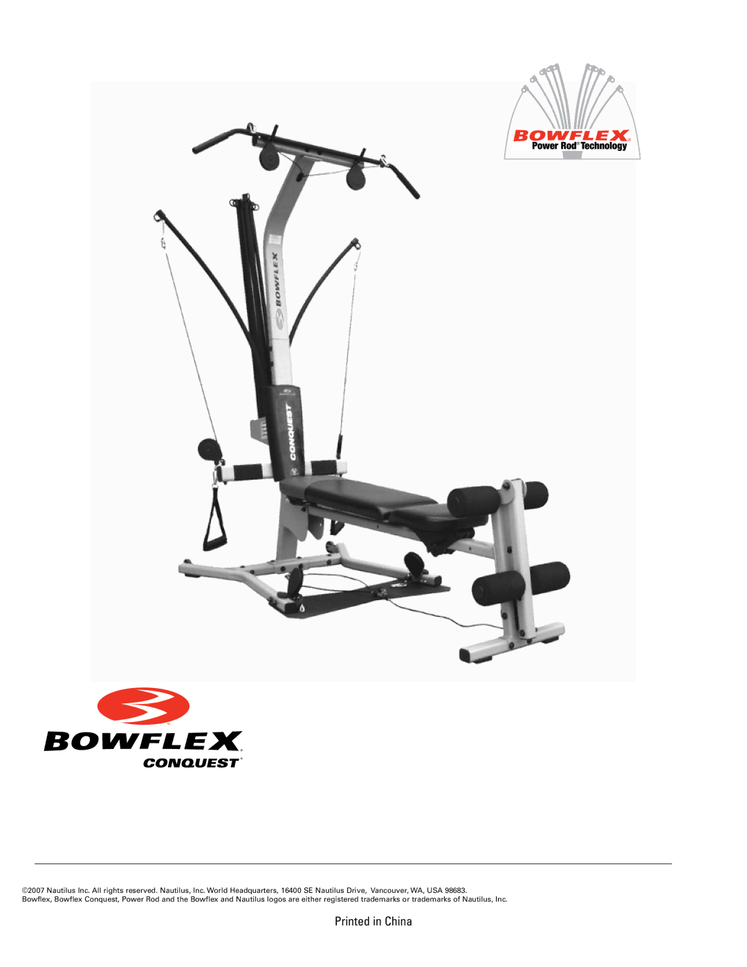 Bowflex Conquest manual 