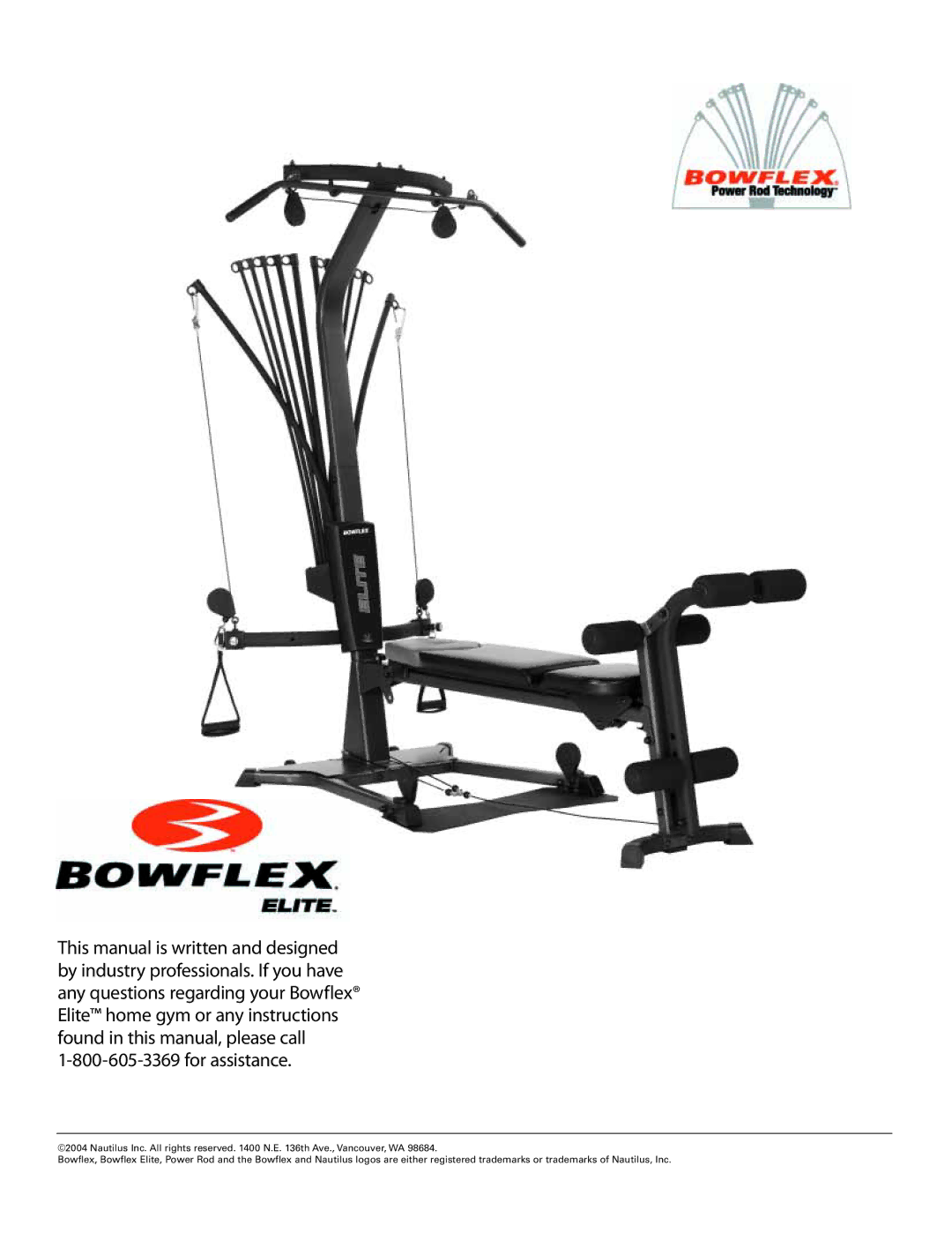 Bowflex ElitePlus manual 