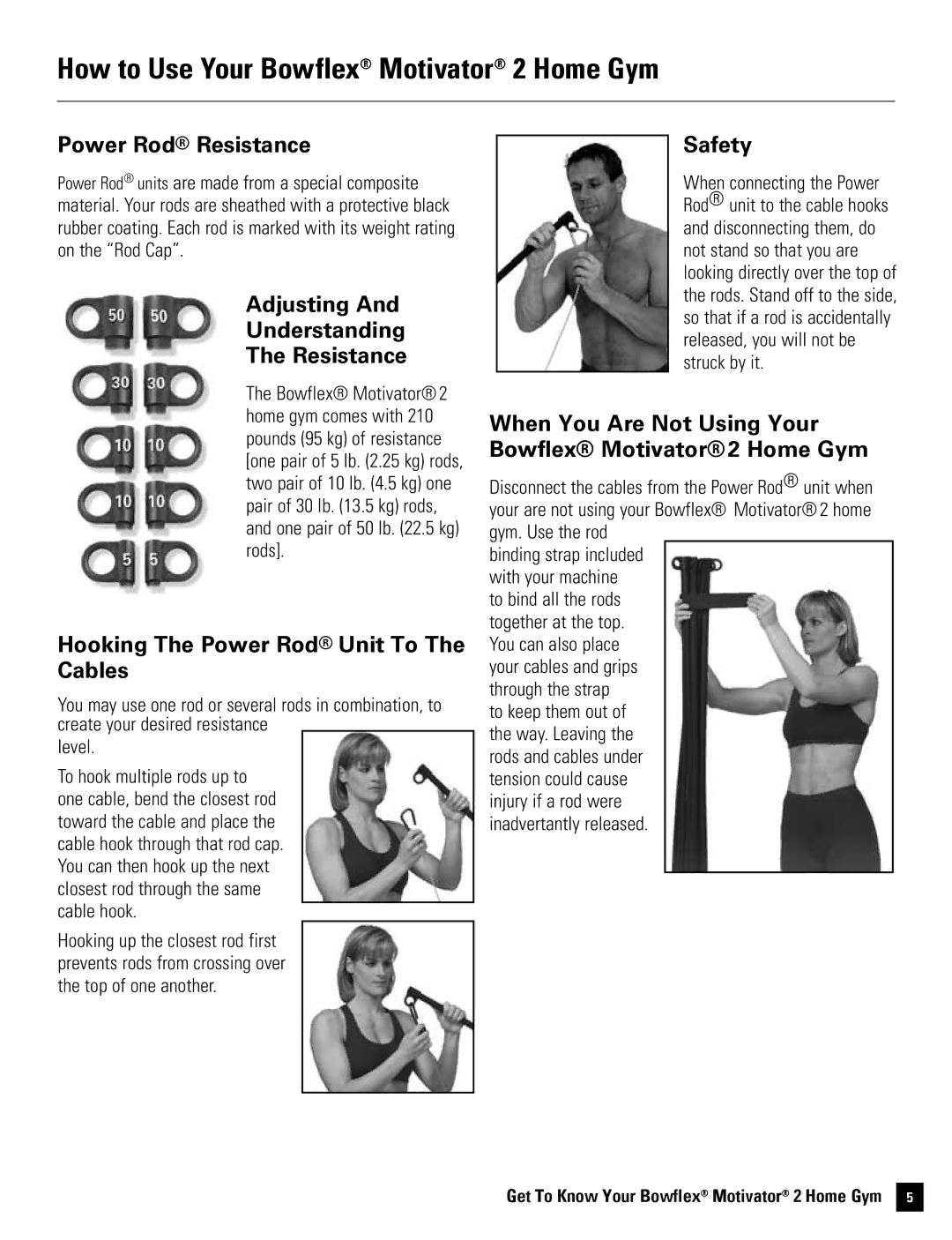 Bowflex manual How to Use Your Bowflex Motivator 2 Home Gym 