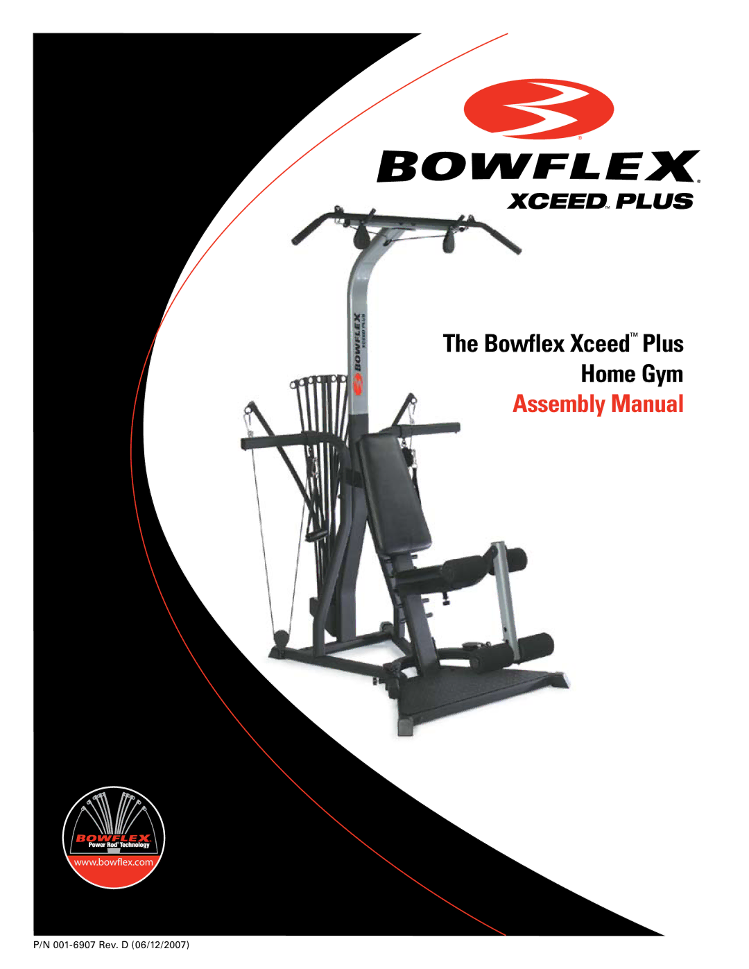 Bowflex Xceed Plus manual Assembly Manual 