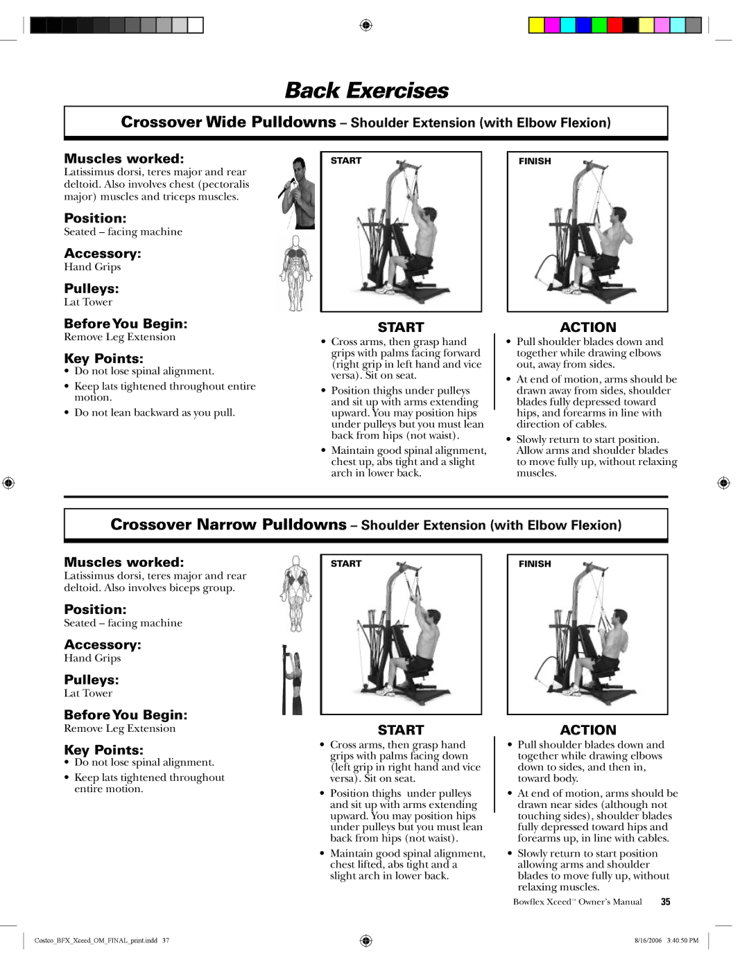 Bowflex manual CostcoBFXXceedOMFINALprint.indd 16/2006 34050 PM 