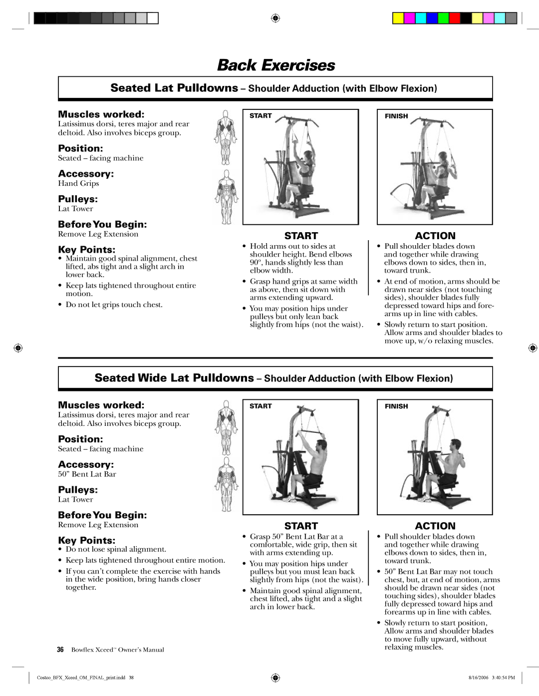 Bowflex manual CostcoBFXXceedOMFINALprint.indd 16/2006 34054 PM 