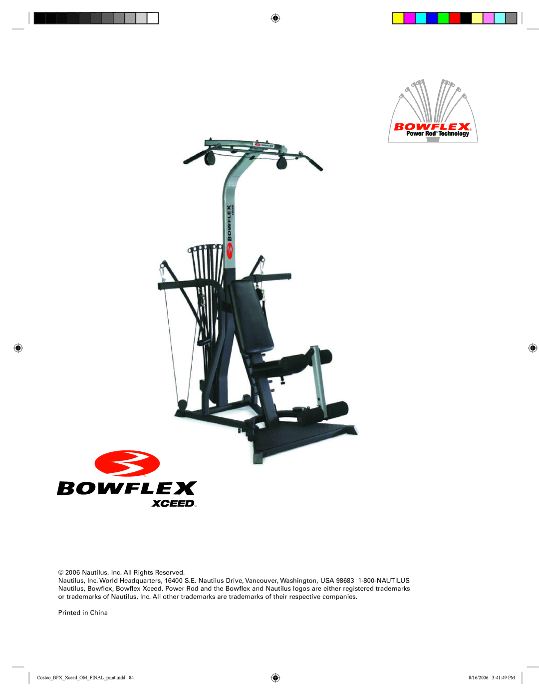 Bowflex manual CostcoBFXXceedOMFINALprint.indd 16/2006 34149 PM 