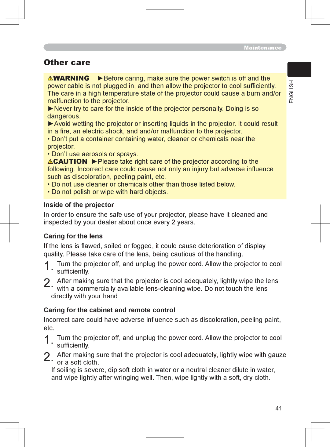 BOXLIGHT CP-324i user manual English 