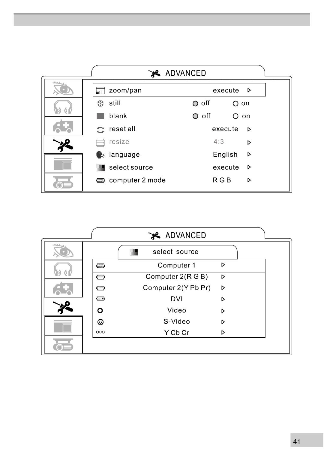 BOXLIGHT MP60e, MP63e manual 