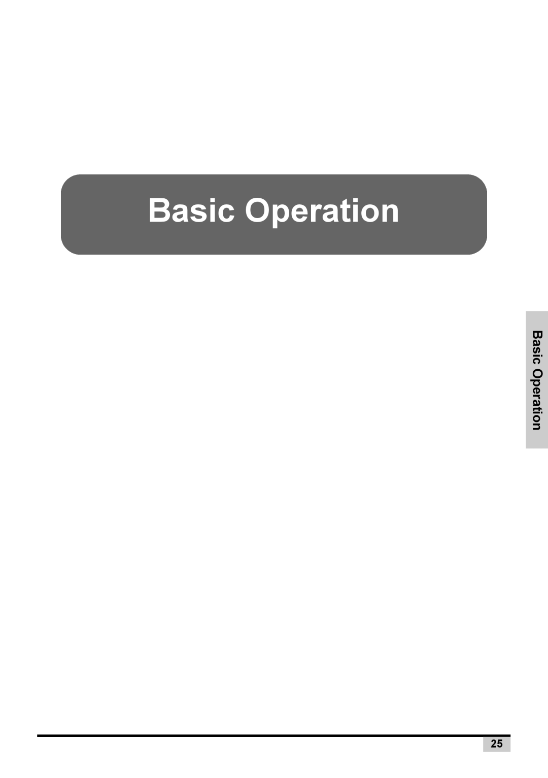 BOXLIGHT PREMIERE 30HD manual Basic Operation 